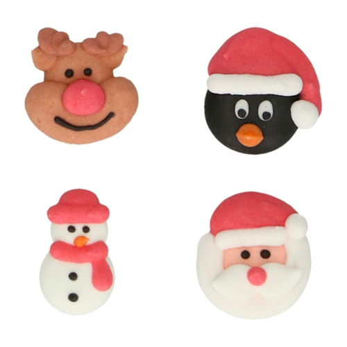 DECORACIONES DE AZUCAR FUNCAKES - NAVIDAD