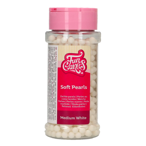 PERLAS DE AZUCAR FUNCAKES - BLANCAS (MEDIANAS) 80 G