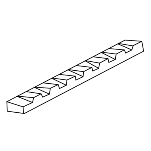 MOLDE PARA TURRON Y CHOCOLATE - GASPAR (20 X 4 CM)