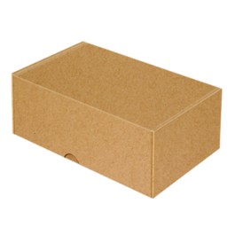 CAJA PARA REGALOS KRAFT - 23 X 13 CM - (9 CM H)