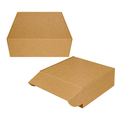 Caja de carton en natural 30x30+10cm