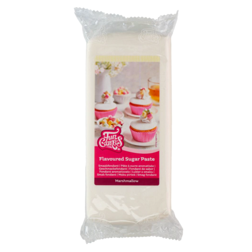 FONDANT DE SABOR FUNCAKES - BLANCO NUBE / MARSHMALLOW 1 KG