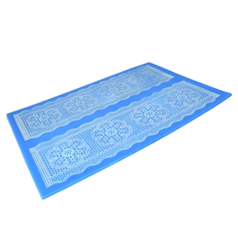 TAPETE SILICONA PARA CAKE LACE - ESTILO BARROCO