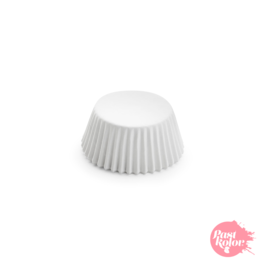 CAPSULAS MINI CUPCAKE BLANCAS - 30 UNIDADES