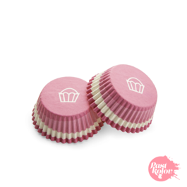 CAPSULAS CUPCAKE FUCSIA - 48 UNIDADES