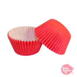 CAPSULAS CUPCAKE ROJAS - 24 UNIDADES