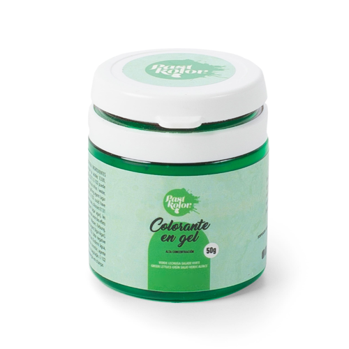 COLORANTE EN GEL PASTKOLOR - VERDE LECHUGA 50 G