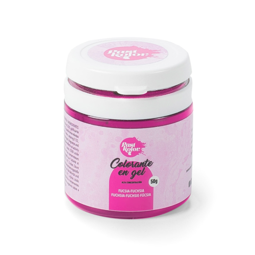 COLORANTE ALIMENTARIO EN GEL FUCSIA ROSA 50 G PASTELERIA PASTKOLOR