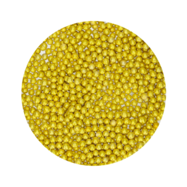 PERLAS DE AZUCAR FUNCAKES - ORO METALIZADO (4 MM) 80 G