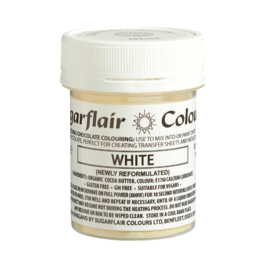 COLORANTE PARA CHOCOLATE SUGARFLAIR - WHITE / BLANCO 35 G