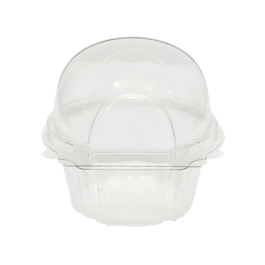 CAJA DE PLASTICO PARA 1 MINI CUPCAKE - MINI CUPCAKE POD