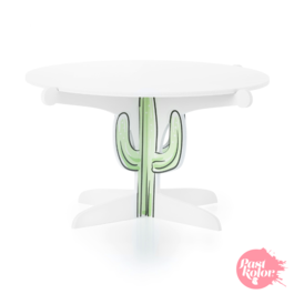 STAND PARA TARTA BLANCO - CACTUS