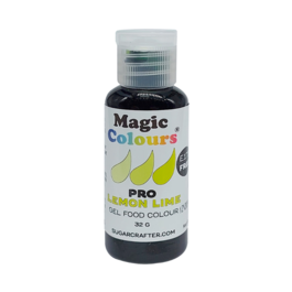 [P. CADUC.] COLORANTE EN GEL PRO MAGIC COLOURS VERDE LIMA - LEMON LIME 32 G