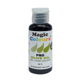[P. CADUC.] COLORANTE EN GEL PRO MAGIC COLOURS VERDE OLIVA - OLIVE OIL 32 G