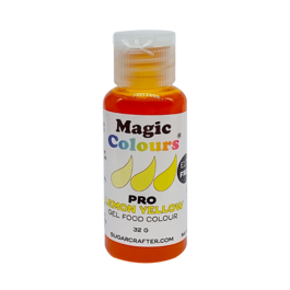 [P. CADUC.] COLORANTE EN GEL PRO MAGIC COLOURS AMARILLO LIMON - LEMON YELLOW 32 G
