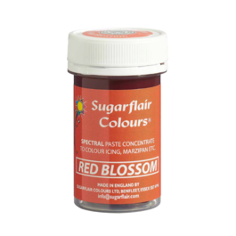 COLORANTE EN PASTA ESPECTRAL SUGARFLAIR - RED BLOSSOM / ROJO FLOR 25 G