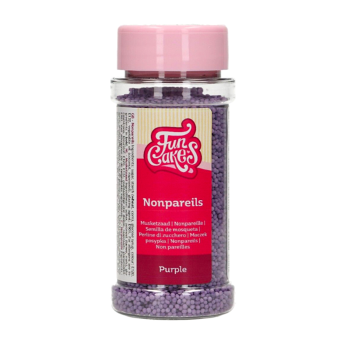 PERLAS DE AZUCAR (NONPAREILS) FUNCAKES - PURPURA 80 G