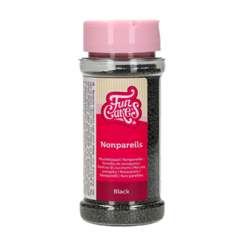 PERLAS DE AZUCAR (NONPAREILS) FUNCAKES - NEGRAS 80 G