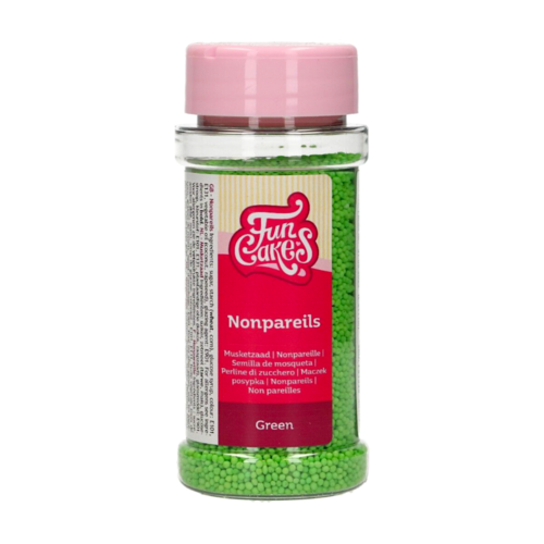 PERLAS DE AZUCAR (NONPAREILS) FUNCAKES - VERDE 80 G