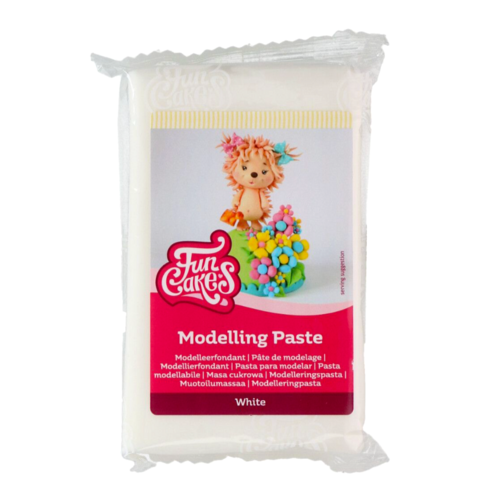 PASTA PARA MODELAR BLANCA FUNCAKES 250 G FIGURAS FLORES PASTKOLOR