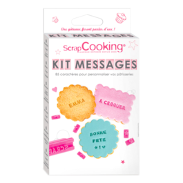 MARCADOR DE LETRAS SCRAPCOOKING - KIT MENSAJES