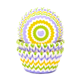 CAPSULAS CUPCAKE "HOUSE OF MARIE" - PRIMAVERA (CHEVRON)