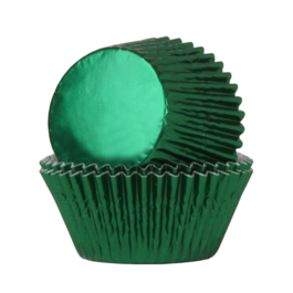 CAPSULAS CUPCAKE METALIZADAS "HOUSE OF MARIE" - VERDES