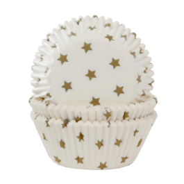 CAPSULAS CUPCAKE "HOUSE OF MARIE" - ESTRELLAS ORO