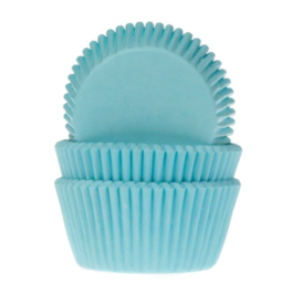 CAPSULAS CUPCAKE "HOUSE OF MARIE" - AZUL TURQUESA