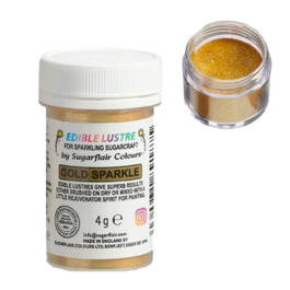 BRILLO COMESTIBLE SUGARFLAIR - GOLD SPARKLE / ORO (4 G)