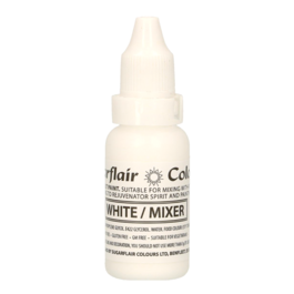 COLORANTE LIPOSOLUBLE SUGARFLAIR - WHITE / BLANCO (30 ML)