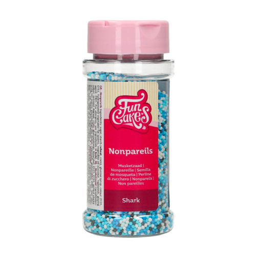 PERLAS DE AZUCAR (NONPAREILS) FUNCAKES - MIX TIBURON 80 G