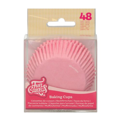 CAPSULAS CUPCAKES FUNCAKES - ROSA BEBE