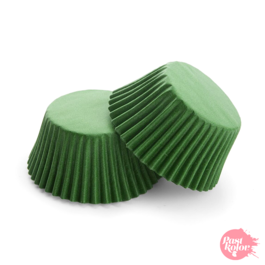 CAPSULAS CUPCAKE VERDES - 24 UNIDADES