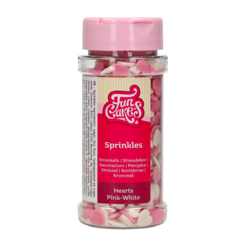 SPRINKLES FUNCAKES - CORAZONES ROSAS Y BLANCOS (60 G)