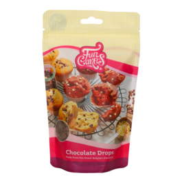 GOTAS DE CHOCOLATE CON LECHE FUNCAKES - "DROPS" 350 G