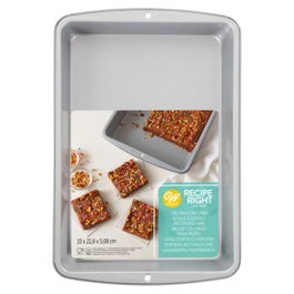 MOLDE RECTANGULAR "RECIPE RIGHT" WILTON - 33 X 22,9 CM