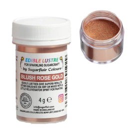 BRILLO COMESTIBLE SUGARFLAIR - BLUSH ROSE GOLD / COLORETE ORO (4 G)