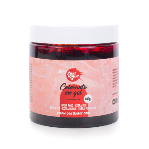 COLORANTE ALIMENTARIO EN GEL EXTRA ROJO RED EXTRA 50 G PASTELERIA PASTKOLOR