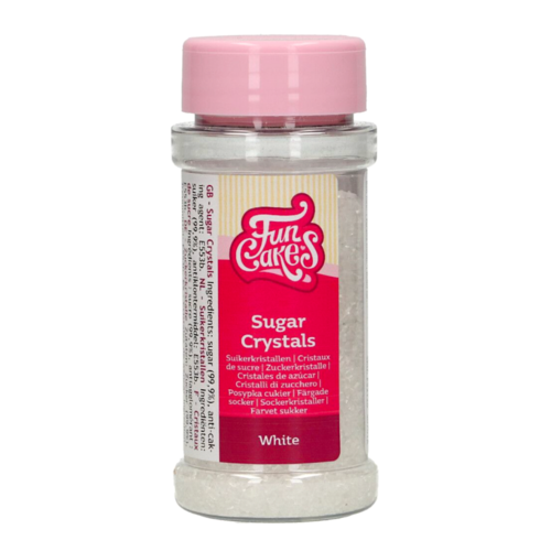 CRISTALES DE AZUCAR FUNCAKES - BLANCOS 80 G