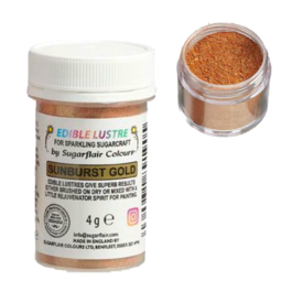 BRILLO COMESTIBLE SUGARFLAIR - SUNBURST GOLD / ORO BRONCE (4 G)