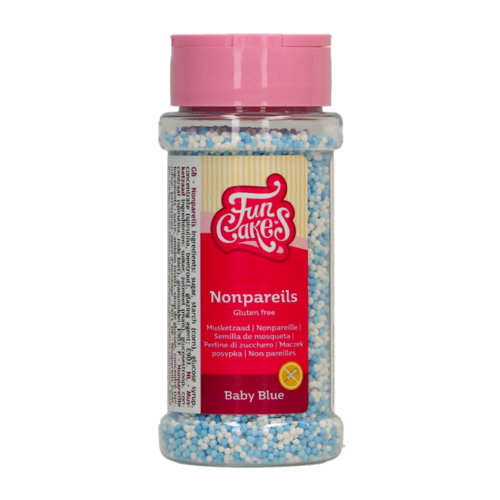 PERLAS DE AZUCAR (NONPAREILS) FUNCAKES - MIX AZUL BEBE [80 G]