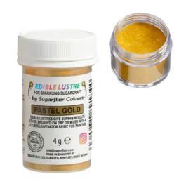 BRILLO COMESTIBLE SUGARFLAIR - PASTEL GOLD / ORO CLARO (4 G)