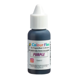 COLORANTE LIPOSOLUBLE "COLOURFLEX" SUGARFLAIR - PURPLE / PURPURA (15 ML)