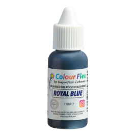 COLORANTE LIPOSOLUBLE "COLOURFLEX" SUGARFLAIR - ROYAL BLUE / AZUL REAL (15 ML)