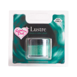 COLORANTE EN POLVO BRILLANTE RAINBOW DUST - COSMIC GREEN / VERDE (3 G)