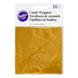 ENVOLTORIOS DORADOS PARA CARAMELOS - WILTON