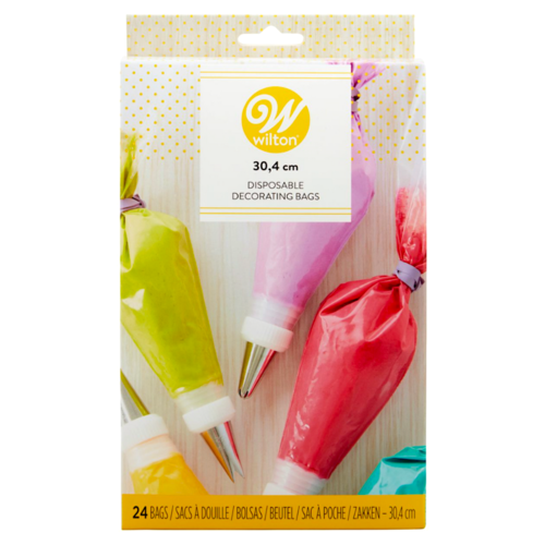 MANGAS PASTELERAS DESECHABLES WILTON - 30 CM (24 U)