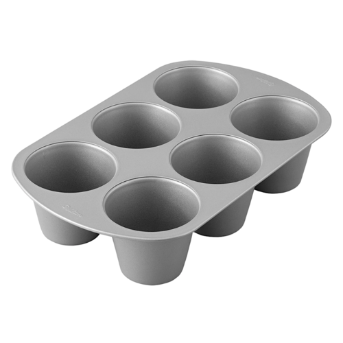 MOLDE PARA MUFFINS (EXTRA-GRANDES) WILTON - 6 CAVIDADES