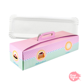 SET BANDEJA BLANCA + CAJA PARA BRAZO DE GITANO - 29 X 11 CM